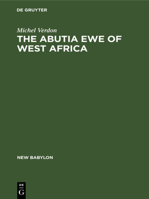 cover image of The Abutia Ewe of West Africa